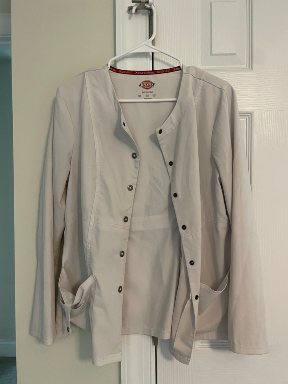 Dickies Women's Light Beige Utility Snap Jacket